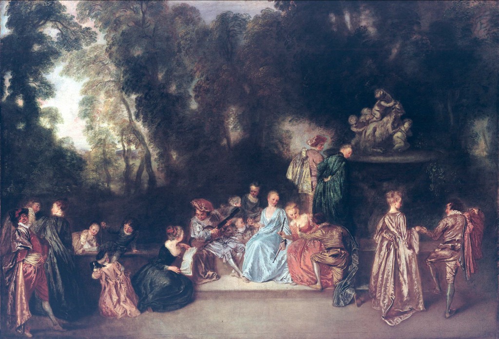 Watteau - Récréation galante