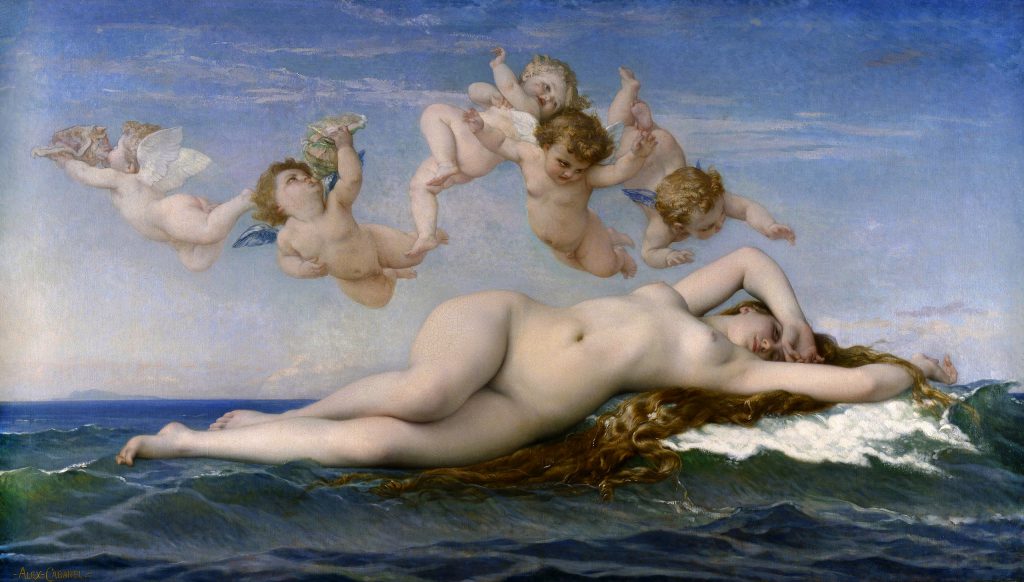 La naissance de Vénus, Alexandre Cabanel, 1863