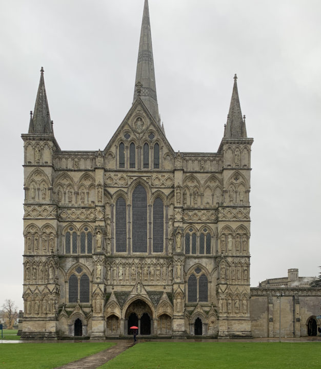 Salisbury, façade occidentale